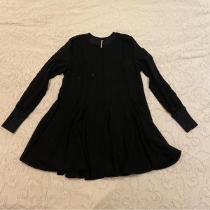 Free people black lace tunic